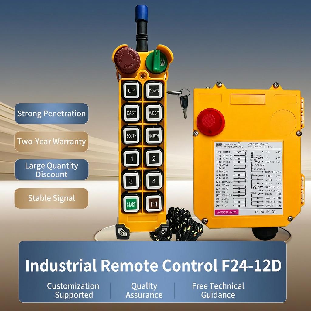 Remote Control for Overhead & Gantry Cranes F2412D
