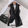 Dámská neformální vesta Business Vesta Slim Suit Vesta Office Vest Top