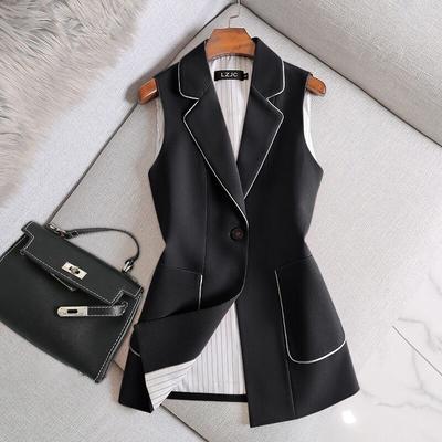 Damen Business Casual Weste Schlanke Anzugweste Büroweste Top