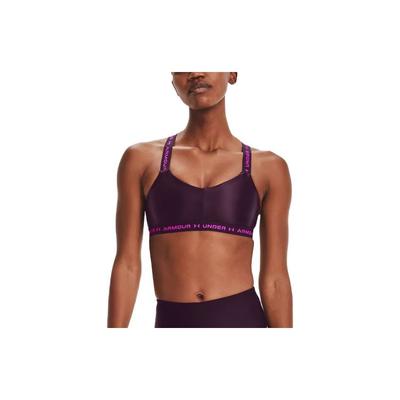 Crossback Shine Solid Low-Impact Sports Bra Women Underwear Purple 1363239-501