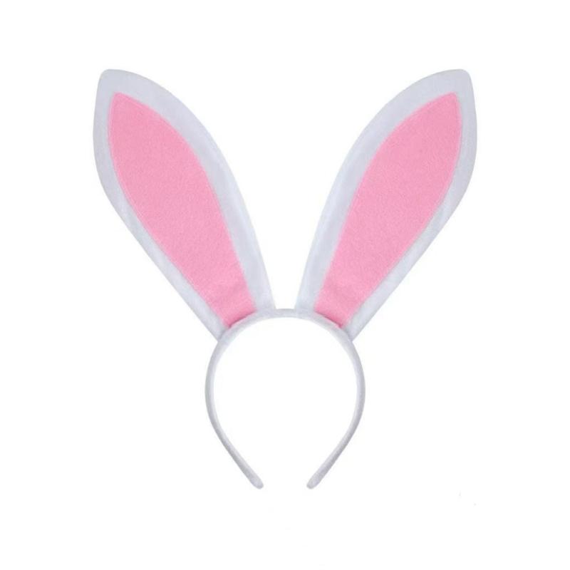 Halloween Cosplay Accessory Set Cartoon Rabbit Headband Bowtie Tail Fashion Headwear for Carnivals Costume Supply