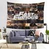 Tessuto Decorativo Tappezzeria Leggende di Fast And Furious Arte Estetica Arazzi Soggiorno Camera da Letto Casa Tessuto da Parete Appeso a Parete