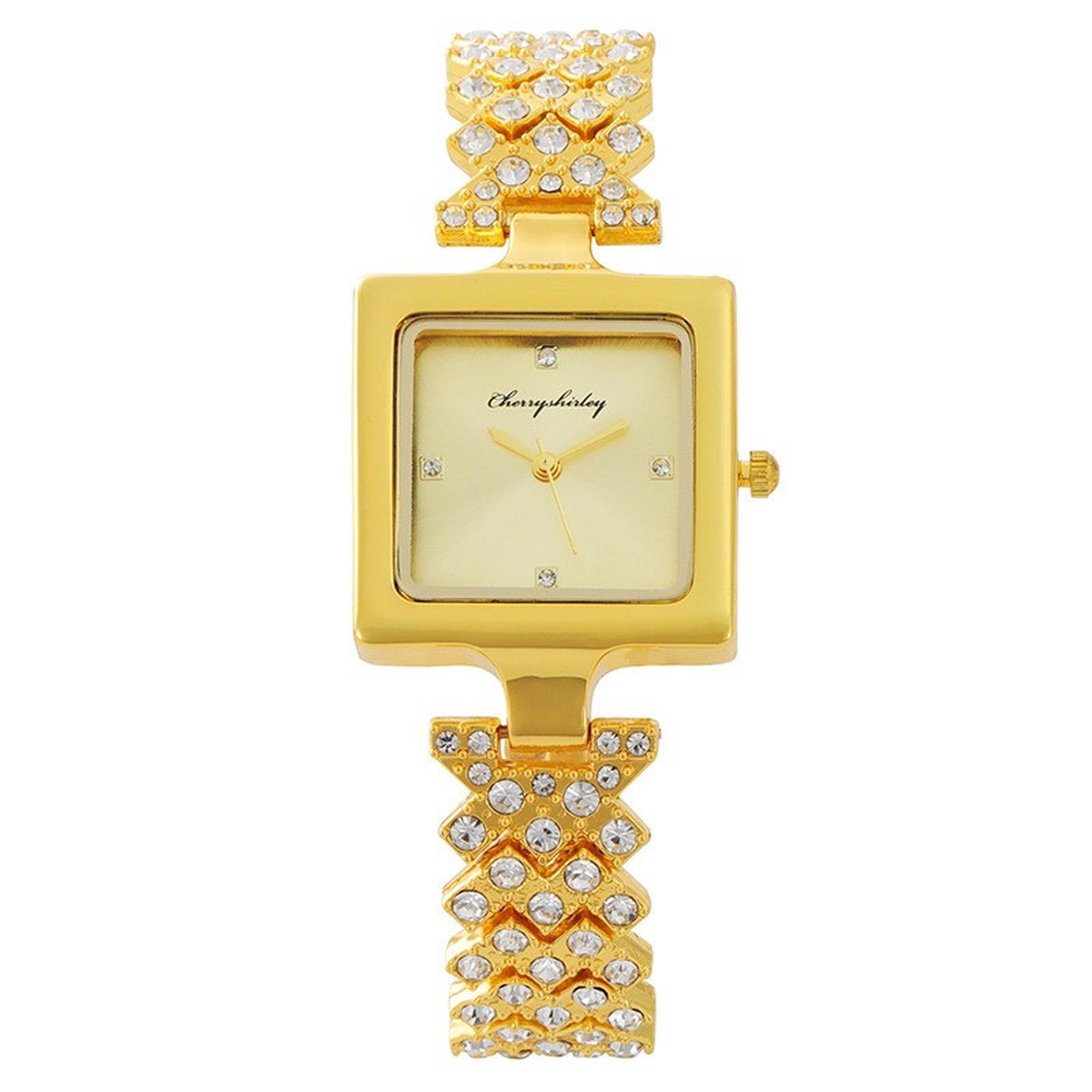 

Women Fashion Leather Watch One Size золотой