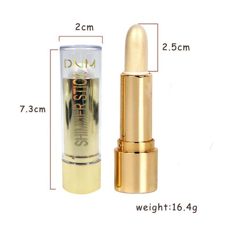 3D Face Brightening Highlighter Stick Cosmetics Face Contouring Glitter Highlighter Stick Concealer Makeup Tool