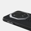 For Huawei Mate 70 RS Case Slim Lightweight Shockproof Anti-Fingerprint Carbon Fiber Case Alloy Lens Anti-slip Grip Funda