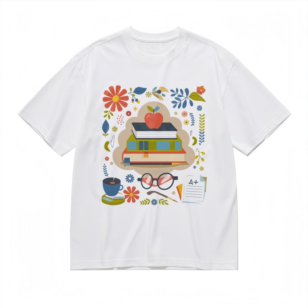 

Men s Slight Stretch Comfy Classic T-Shirt Education Inspiration Printed Tee 2XL