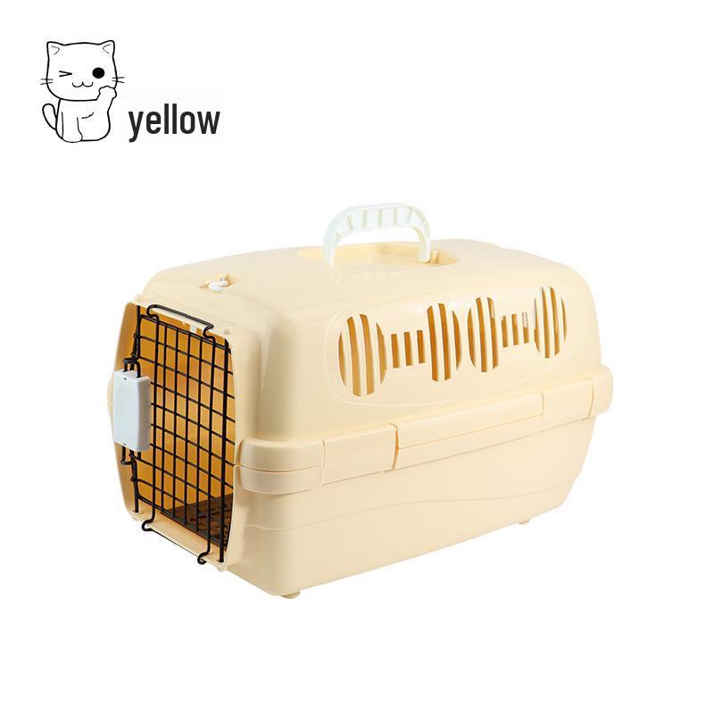 Portable Pet Travel Crate: Breathable, Handheld Carrier for Cats & Dogs