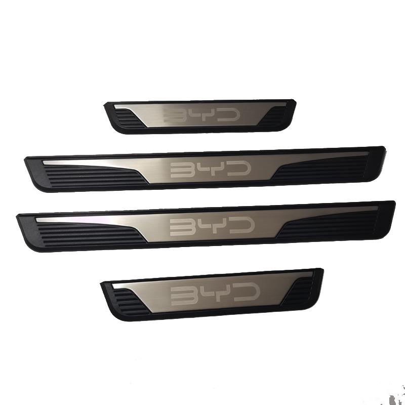 

For BYD Sealion 6 2024 2025 Accessories Stainless Steel Plastic Door Sill Scuff Plate Cover Song Plus Protection Sticker Styling B