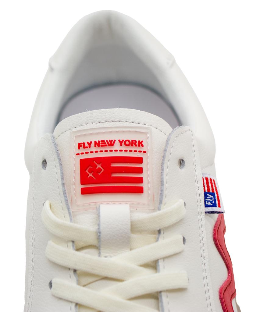 Fly New York Carino Patch Women'S Sneakers White:Red Nysw008