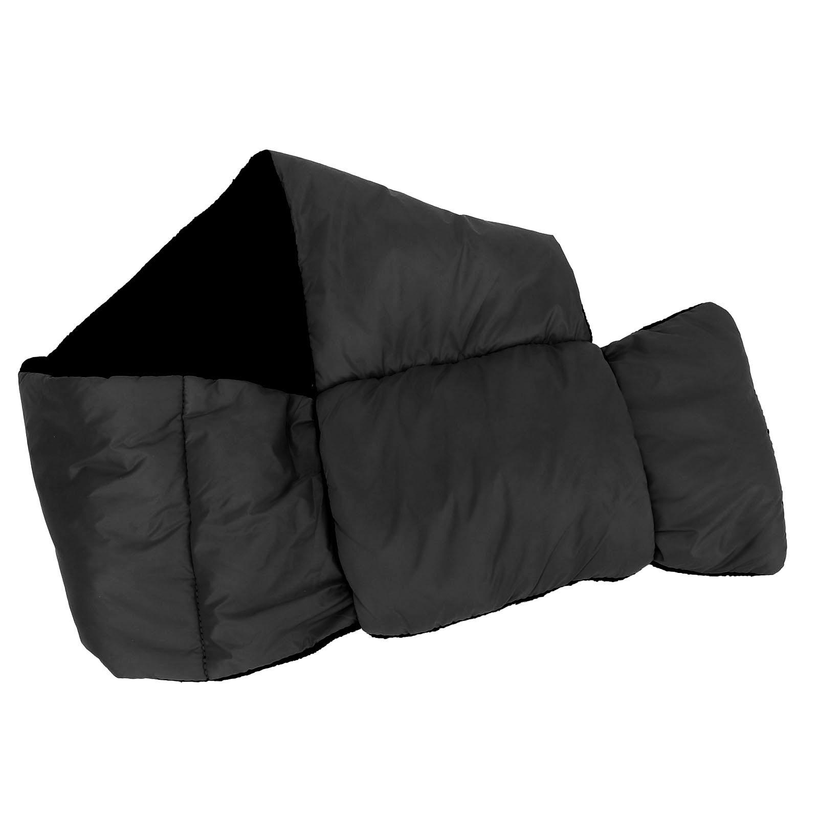 Пуховый шарф Сверхлегкий Утолщенный Удобный Зимний Пуховый Шарф для Мужчин Женщин Походы Альпинизм Черный чёрный