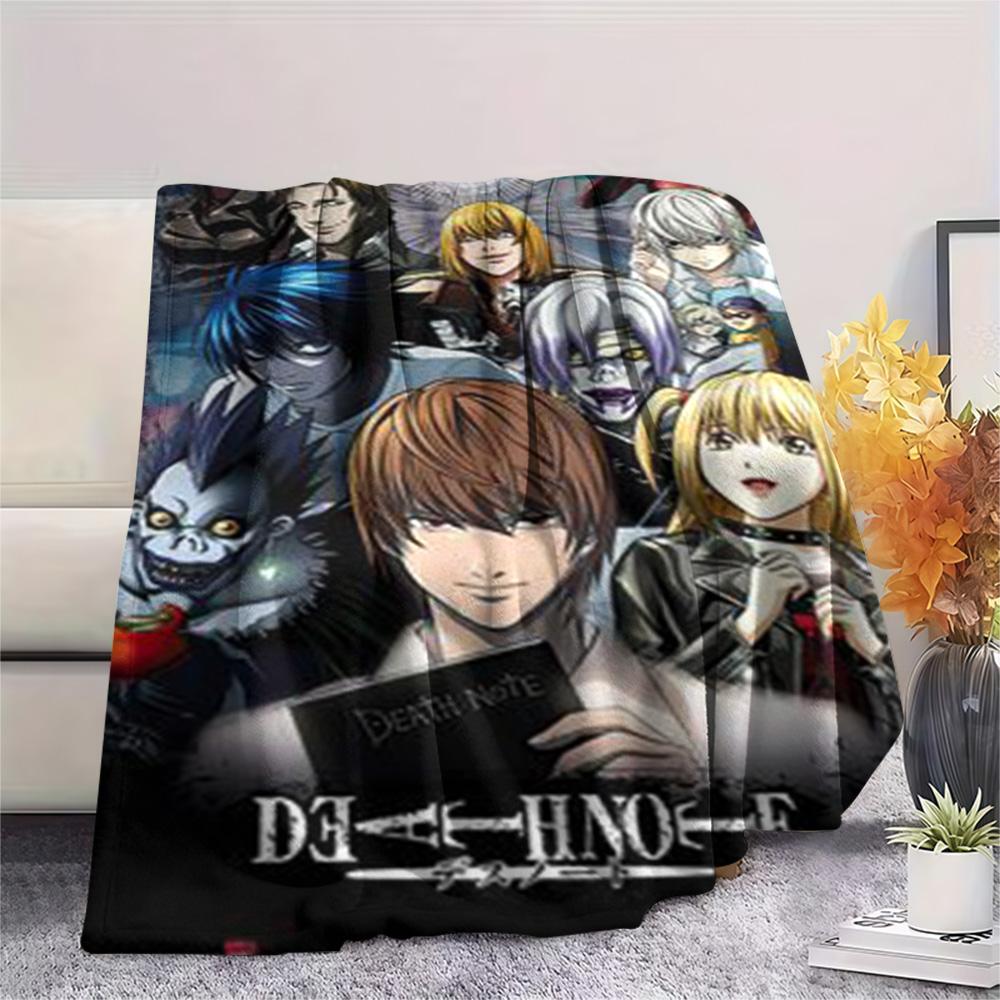 Death Note Anime Print Blanket Camping Trip Blanket Air Conditioning Blanket Sheet Digital Printing