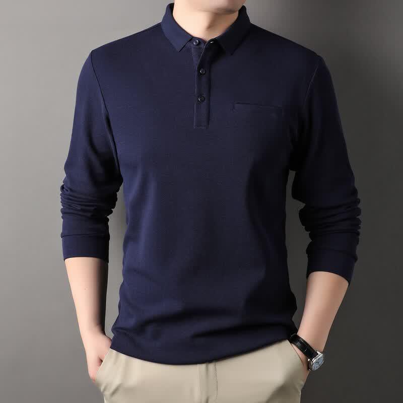 IMAGINEX Men s Long Sleeve Casual Polo Shirt XL
