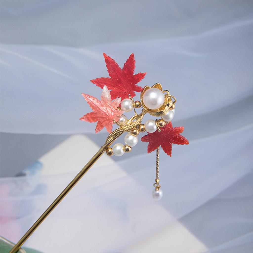 Chinese Style Vintage Hairpin Elegant Flower Vine Jade Stone Hair Stick Hanfu Cheongsam Evening Dress Hair Decor Accessories