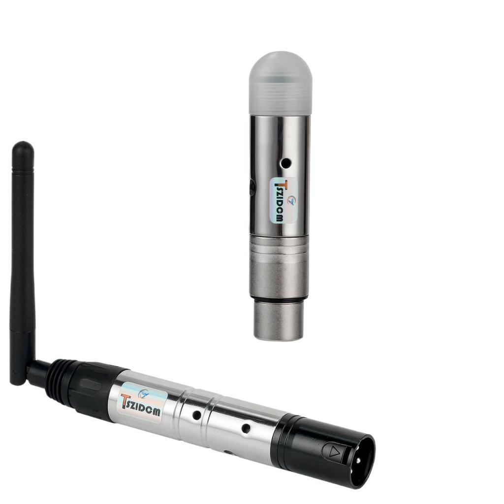 Wireless DMX 512 System 2.4G Wireless Female Receivers/Male Transmitter LED DMX512 DMX Dfi DJ Lighting dmx controller