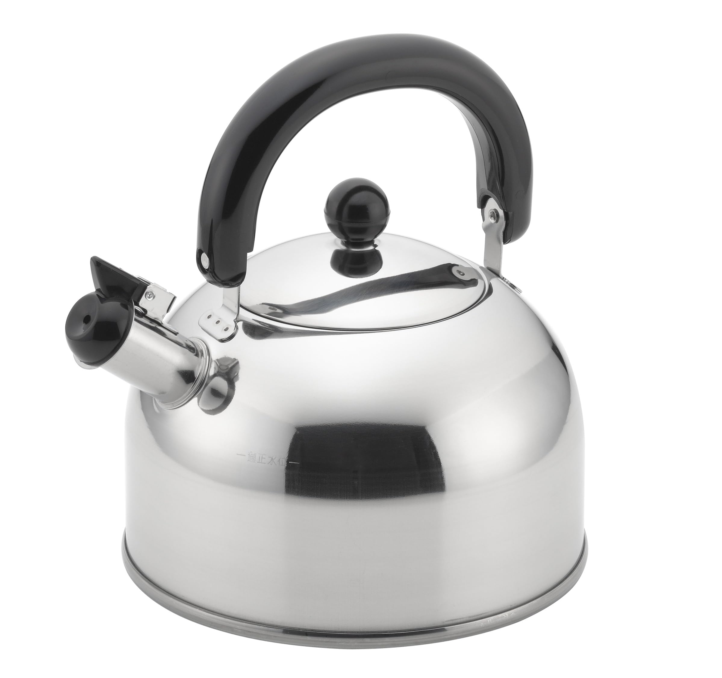 

Maruyama Свистящая индукционная и газовая плита из нержавеющей стали, сделано в чайнике с широким горлом, 3,0 л, SHK-30, совместимая, сталь, Япония, Цубаме-Сандзё