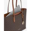 Michael Kors Arden Top Zip Tote Large Mk Signature 35f5g4xt3b200 Brown