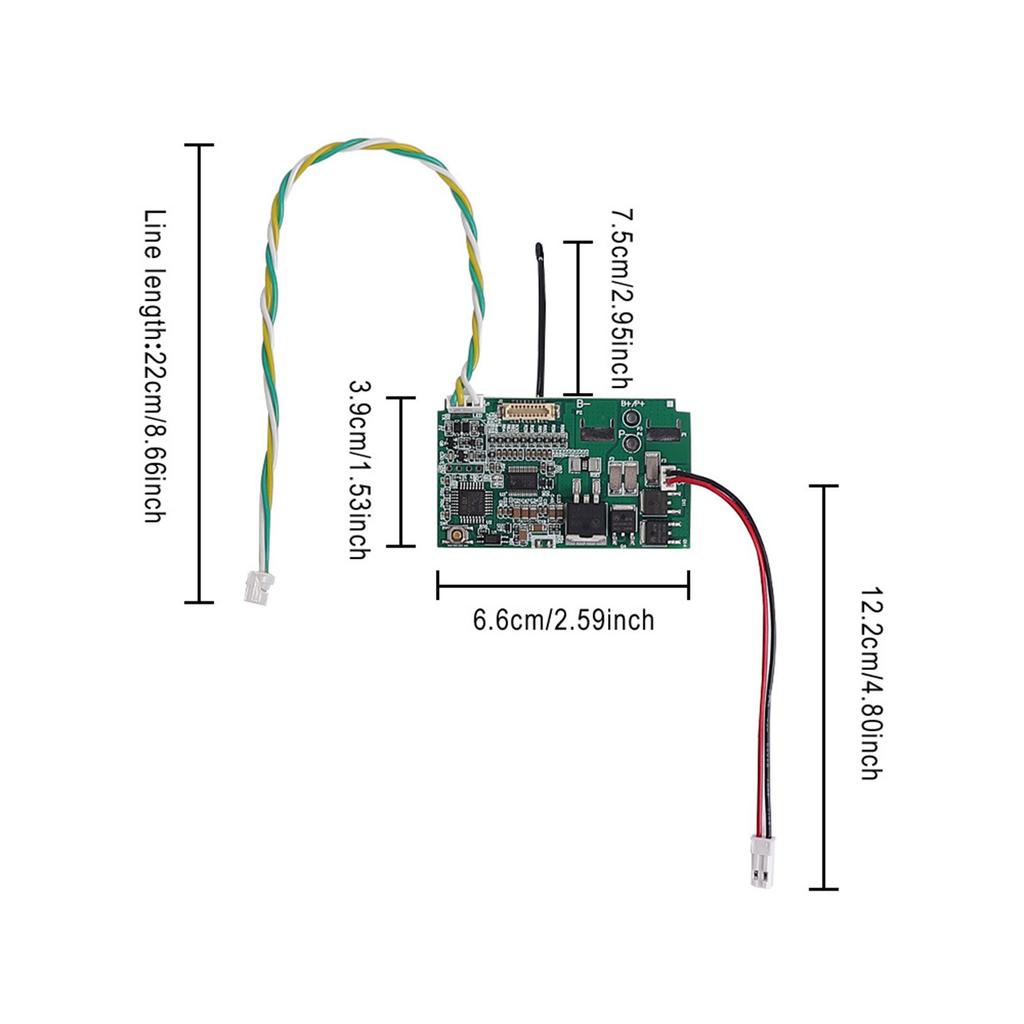 Elektroroller Akku Steuerplatine Roller Akku BMS Leiterplatte Hauptplatine Roller Akku Controller Platine