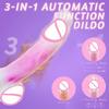 Realistic Female False Dildo Stretching And Swinging Electric False Penis Stimulator Female Sex Toy Penis Vibrator Large Penis