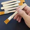 1Pcs Wooden Handle Nylon Bristle Paint Brush for Oil Painting, Dusting and Cleaning - Unrechargeable Hand Tool Set Without Batt