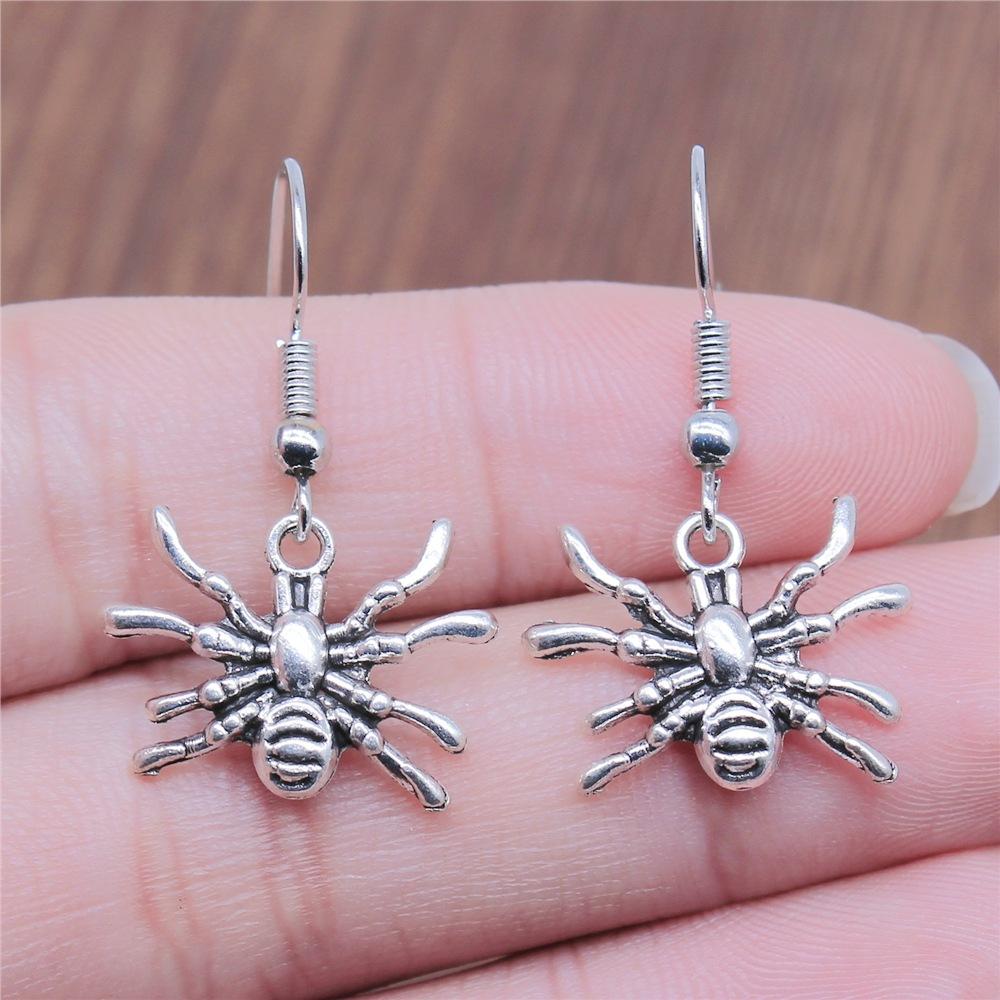 50 Styles Animal Pendant Dangle Earrings Drop Earrings Antique Silver Color Plated Unicorn Horse Elephant Snake Tiger Earrings
