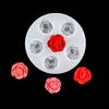 6-Cavity Silicone Rose Flower Mold for Candles & Resin Crafts - Irregular Shaped, Multi-Purpose DIY Casting Mold, Candle Making Supplie