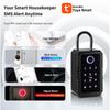 Tuya Smart Bluetooth Key Lock Box with Remote and Fingerprint Unlocking, Anti-Lost Feature