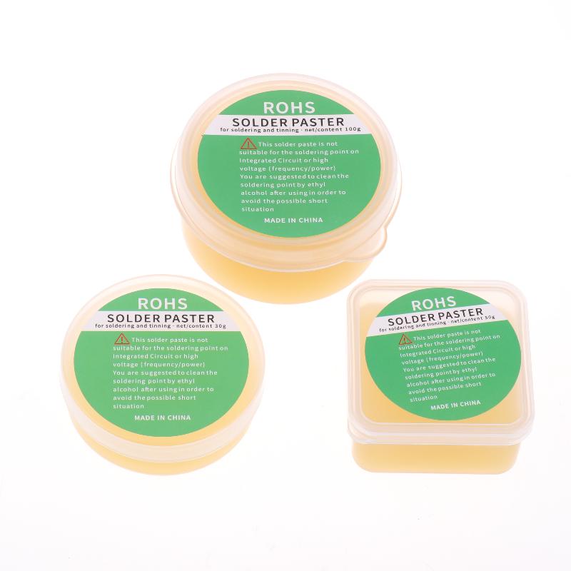 30/50/100G Flusso per Saldatura Professionale Pasta Saldante a Saldatura Temperatura Media 183 Gradi Flusso No-Clean Resina