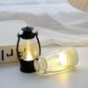 Mini Retro Portable Pony Lantern: Halloween Oil Lamp & Electronic Candle Night Light
