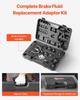 12 Pcs Brake Master Bleeder Kit Brake Bleeder Adapter Set for Most Vehicles