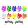 Christmas Reflective Car Magnets Set Snowman Santa Magnets Decoration Bulb Light Magnets Stickers for Home Refrigerator Door