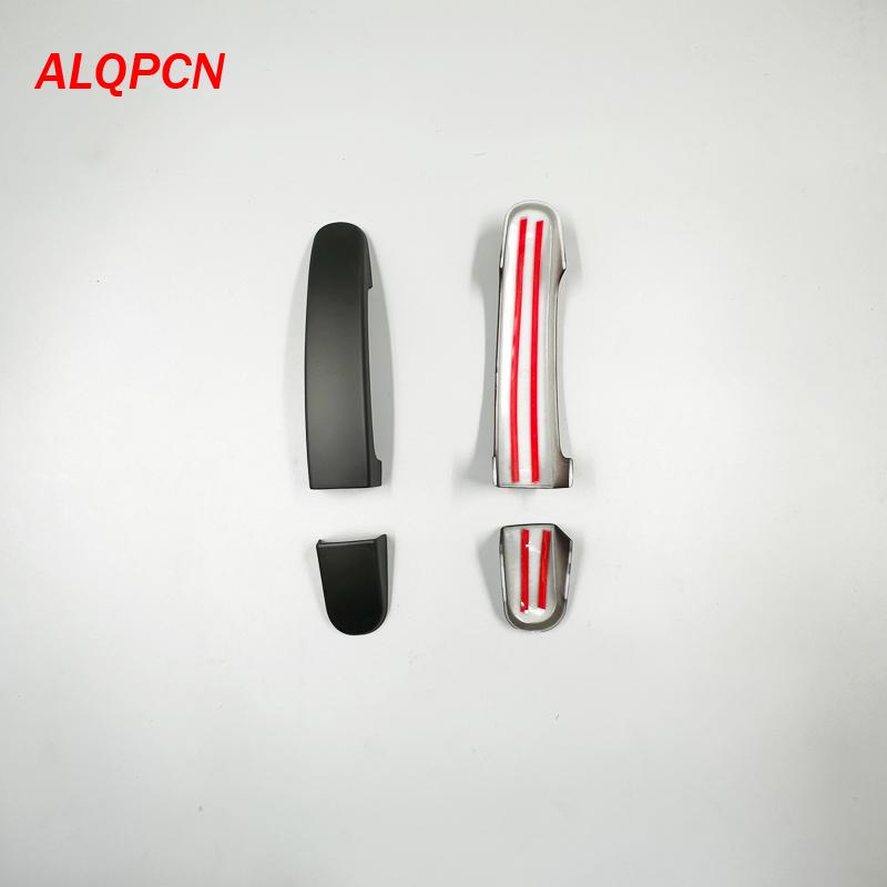 Für Ford Ranger T6 T7 2012-2018 Zubehör Türgriffabdeckung Verkleidung Kunststoffimitat schwarz