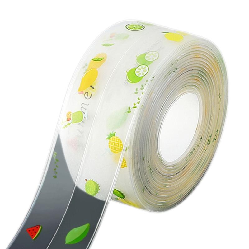 Kitchen Caulk Tape Sealant Tape Self Adhesive Clear Sealing Tape Shower Tile Sealant Tape for Kitchen Countertops Sink