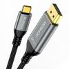 Sikai Type-C To DisplayPort Conversion Cable Bidirectional Transmission DP 2.1 USB C DP Cable Conversion Cable Adapter 8K@60Hz 4K@144Hz Conversion Cab