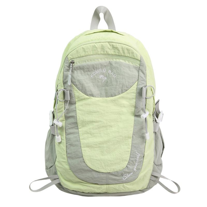 Schoolbag Mori storage and going out new backpack contrasting color splicing sports backpack couple mountaineering travel outdoor leisure bag