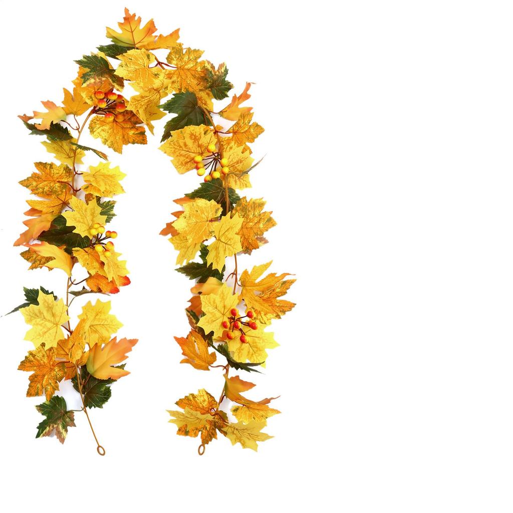 Hanging Decorations, Artificial Maple Leaves And Vines, Halloween Artificial Green Plants, Festival Decorations, Artificial Maple Leaves.