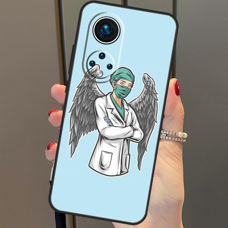 

Чохол з мультфільмом «Лікар-медсестра» для Honor Magic 6 Pro 5 Lite 50 70 90 X6 X7 X8 X9 Honor X6a X7a X8a X9a X8b X9b Honor X8a