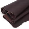 Deep brown cowhide leather material, top layer cowhide leather cushion, whole cowhide leather fabric, lychee patterned sofa leat