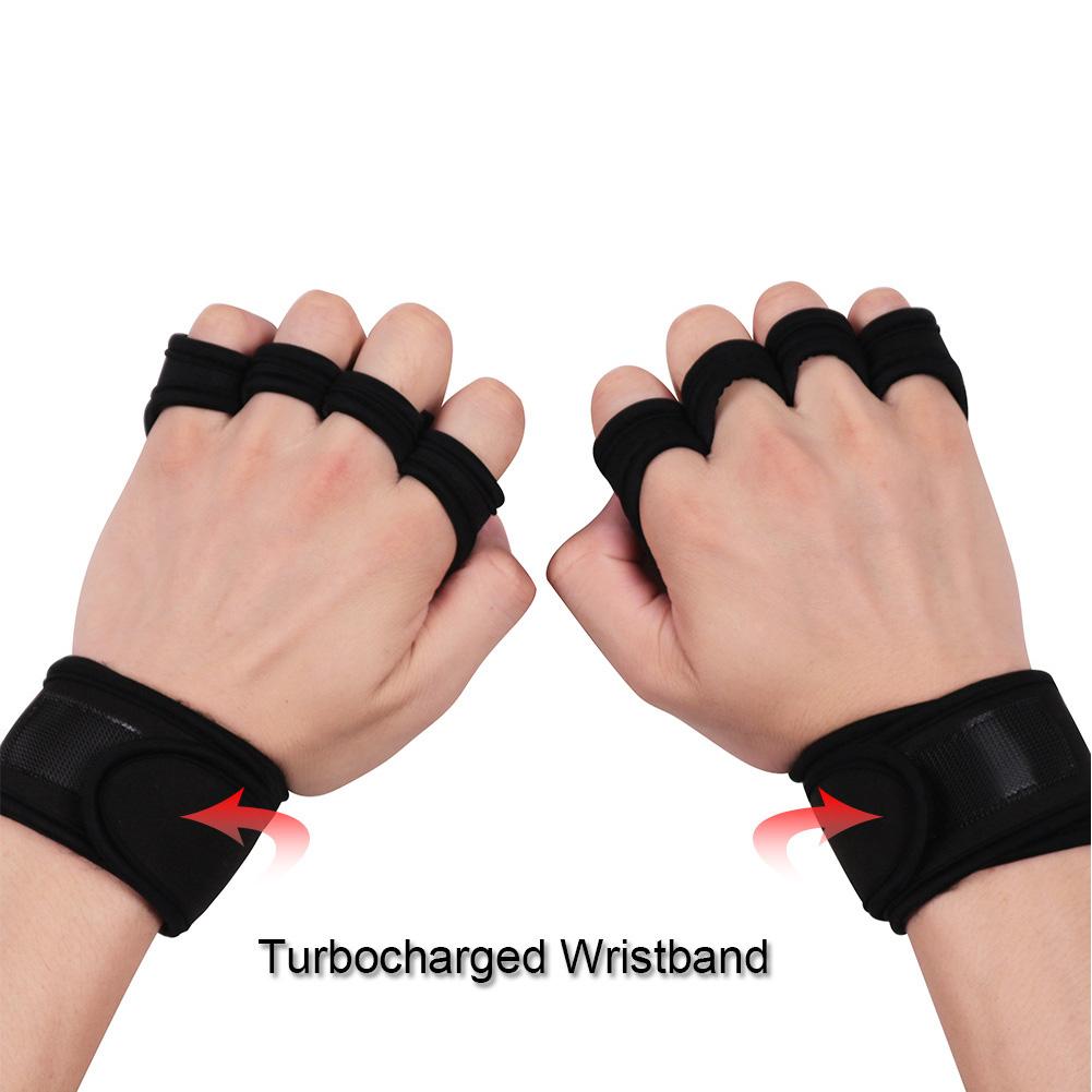 Weight Lifting Fitness Gloves With Wrist Wraps Full Palm Protection Gym Workout Gloves Power Lifting Equipment