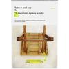 Folding low stool, shoe changing stool, household pony solid wood portable living room bench, sturdy fishing stool at the door