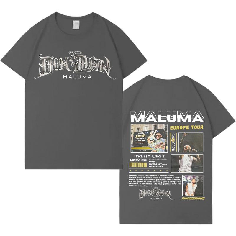 Rapper MALUMA New Album Tour Punk Tshirts Mens Women Summer Casual Hot Sale Short Sleeve T Shirts Harajuku Oversized Streetwear