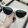 New Gradient Cat Eye Fashion Sunglasses For Women Trendy Anti-Reflective Fashion Shades Beach Party Casual Glasses