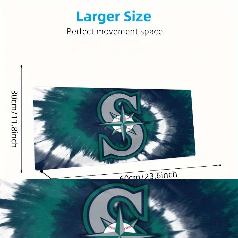 Seattle Mariners Art Color Mouse Pad Large Gaming Table Cushion Non-slip Laptop Tablet Big Mousepad XXL Mat Mini PC Playmat With Lock edge