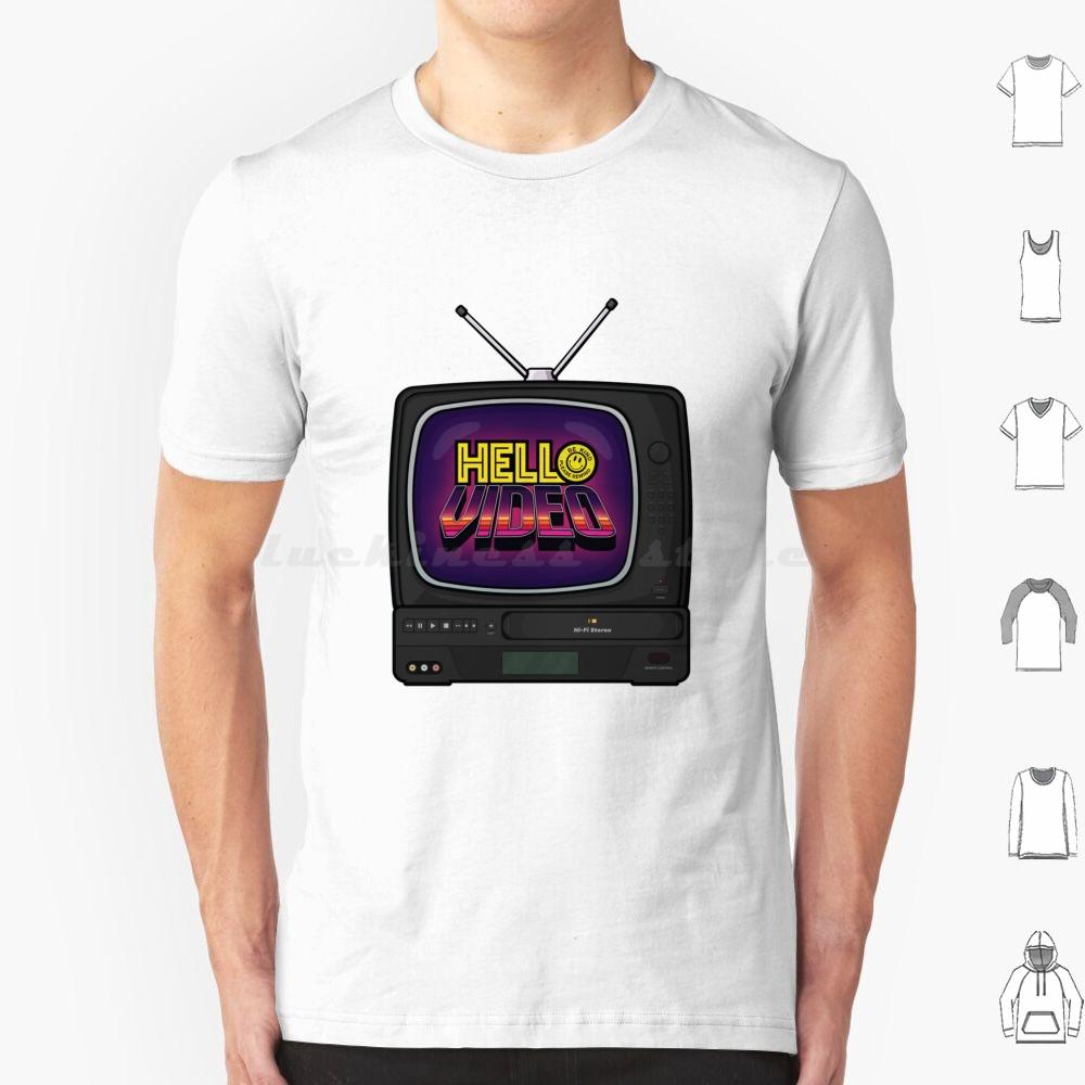 Hello Video Halloween Hollow Haunted House T Shirt Big Size 100 Cotton Video Halloween Hollow S