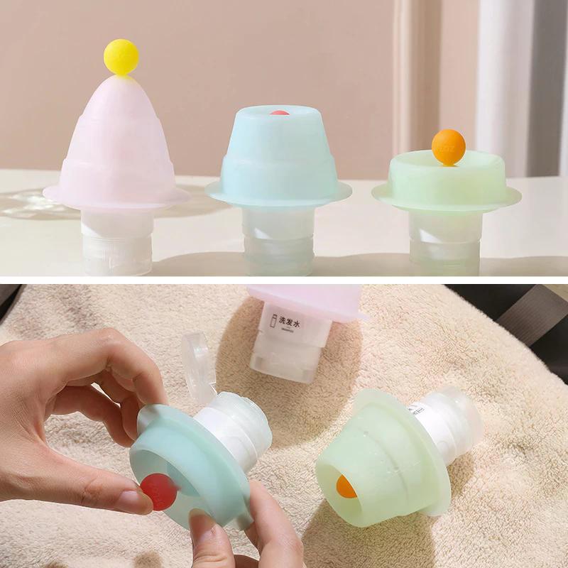 3Pcs/Set Refillable Bottle 60ml 90ml Soft Lotion Container Squeeze Tube Empty Bottle Portable Travel Shampoo Bottle