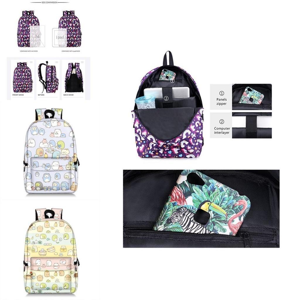 Sumikkogurashi Cartoon Rucksack Große Schultasche Reisetasche Einkaufstaschen Outdoor