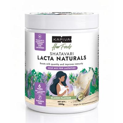 Lacta Naturals Supplement | Lactation Granules | With Shatavari | For Breastfeeding Mothers | To Boost Milk Supply | Paraben Free | Boost