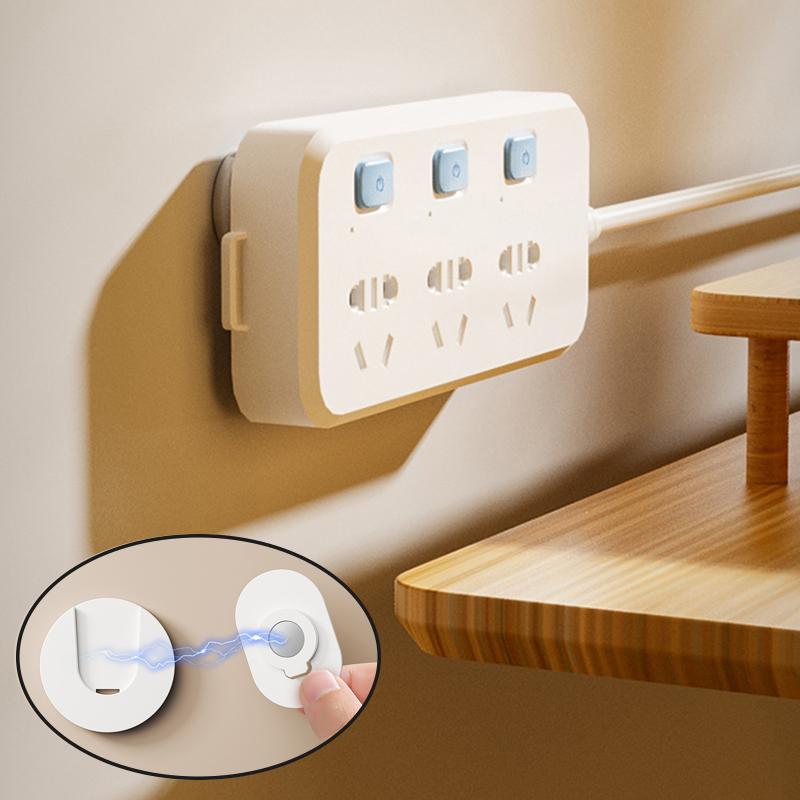 1/4Pcs Strong Magnetic Hooks Home Office Wall-Mounted Remote Control Magnet Holder Keys Anti-Lost Hanging Hanger Organizer Hook