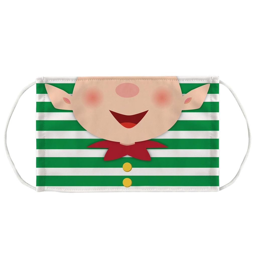 

Рождественская тематическая пылезащитная маска из дышащего полиэстера с принтом и эластичной ушной тесьмой Тип 4 pattern 2