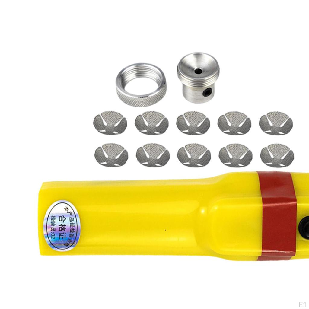 Electric Billiards Cue Kit Burnisher with 10 Sanding Discs Accessories 6.3x1.8x1.6inch