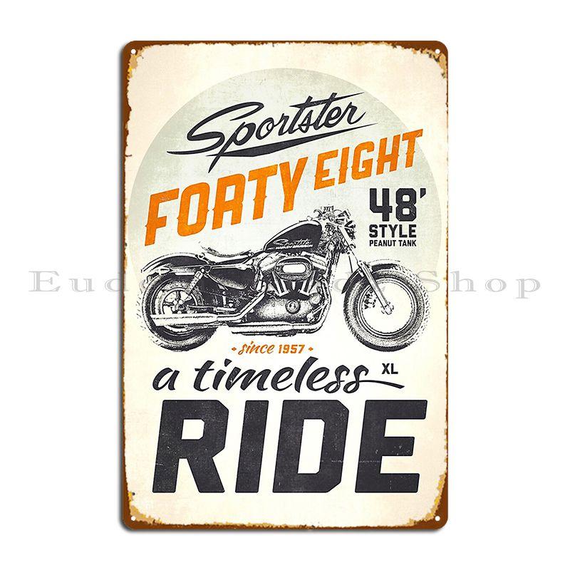 Forty Eight Metal Plaque Poster Bar Cave Designer Rusty Wall Decor Mural Tin Sign Poster 20x30cm